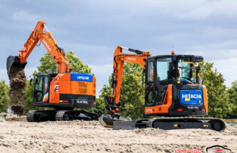 Hitachi Zx135 7eb A Escavadeira Eletrica Que Opera 24 Horas