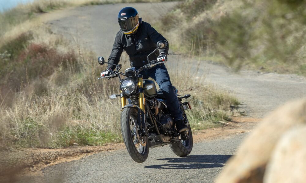 Retro Relish Triumph Scrambler