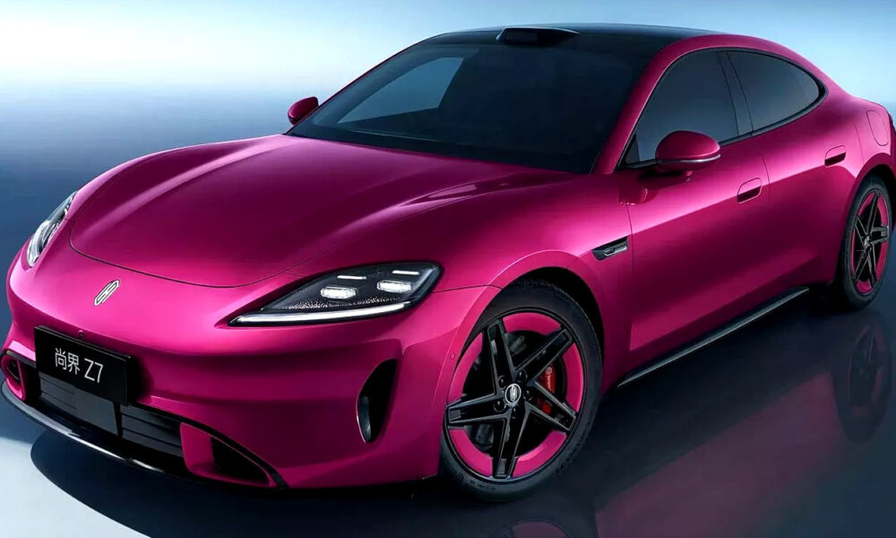 Rival Eletrico Do Taycan Saic Z7 EV Combina Estilo E Preco A